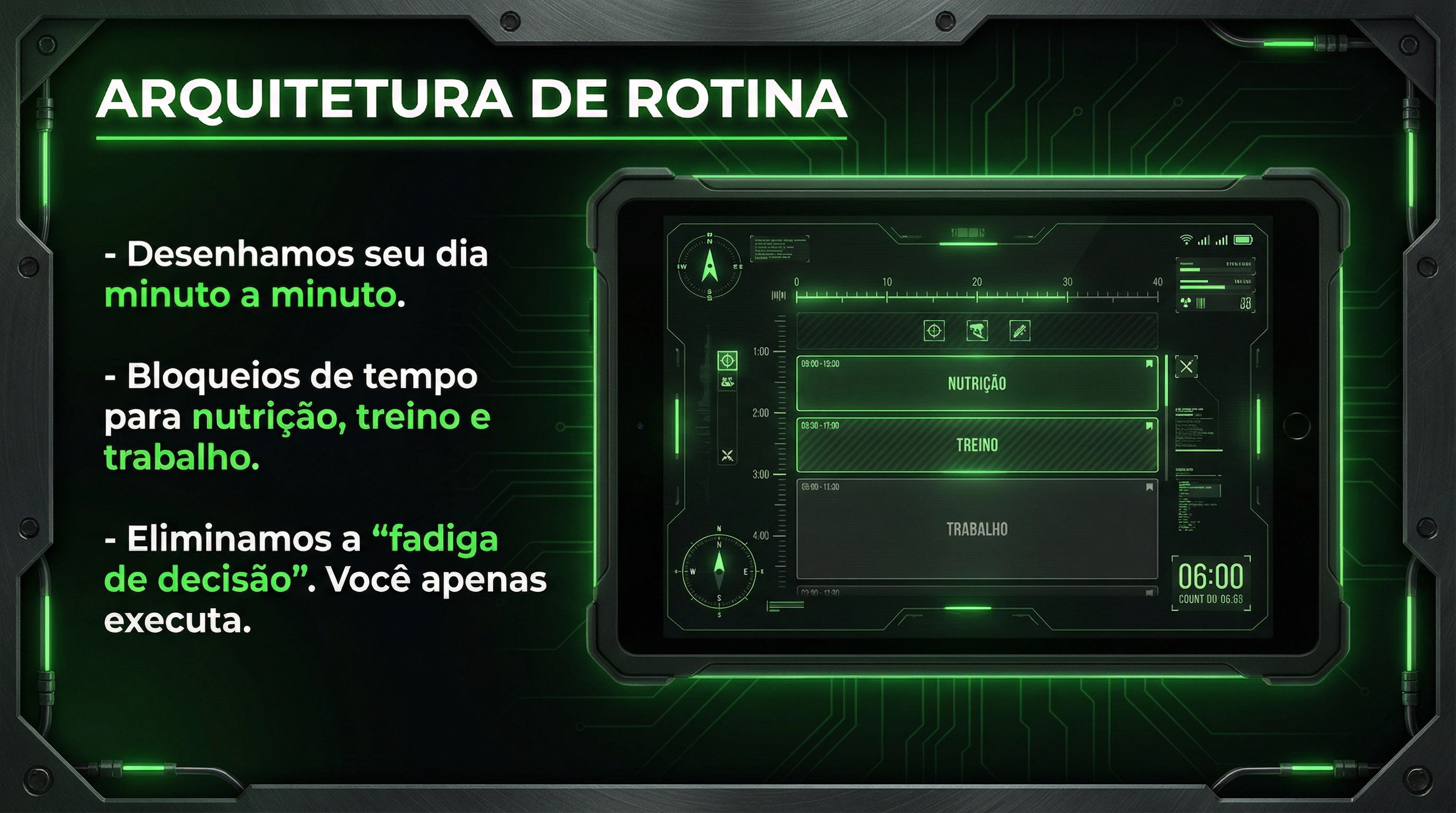 ARQUITETURA DE ROTINA